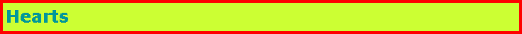 Text Box: Hearts